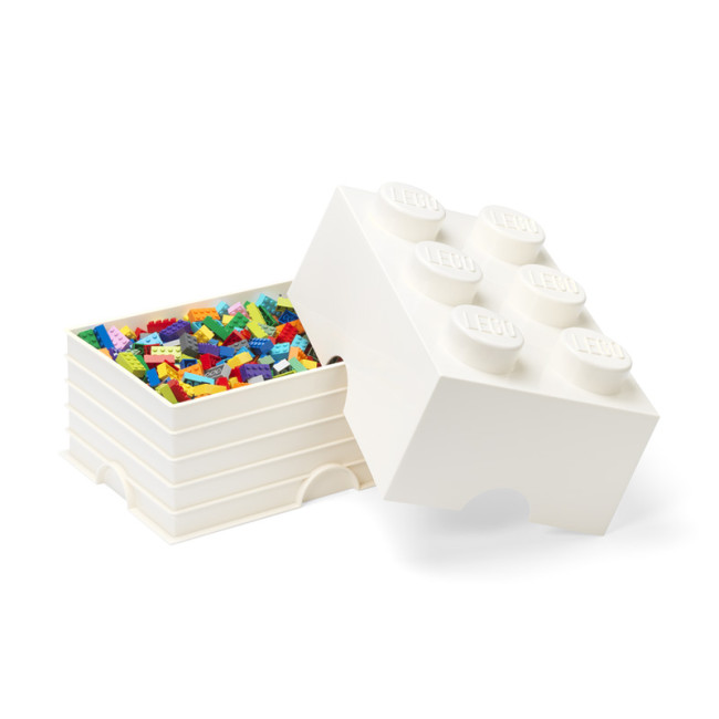 40000804 LEGO Storage Brick 6 White